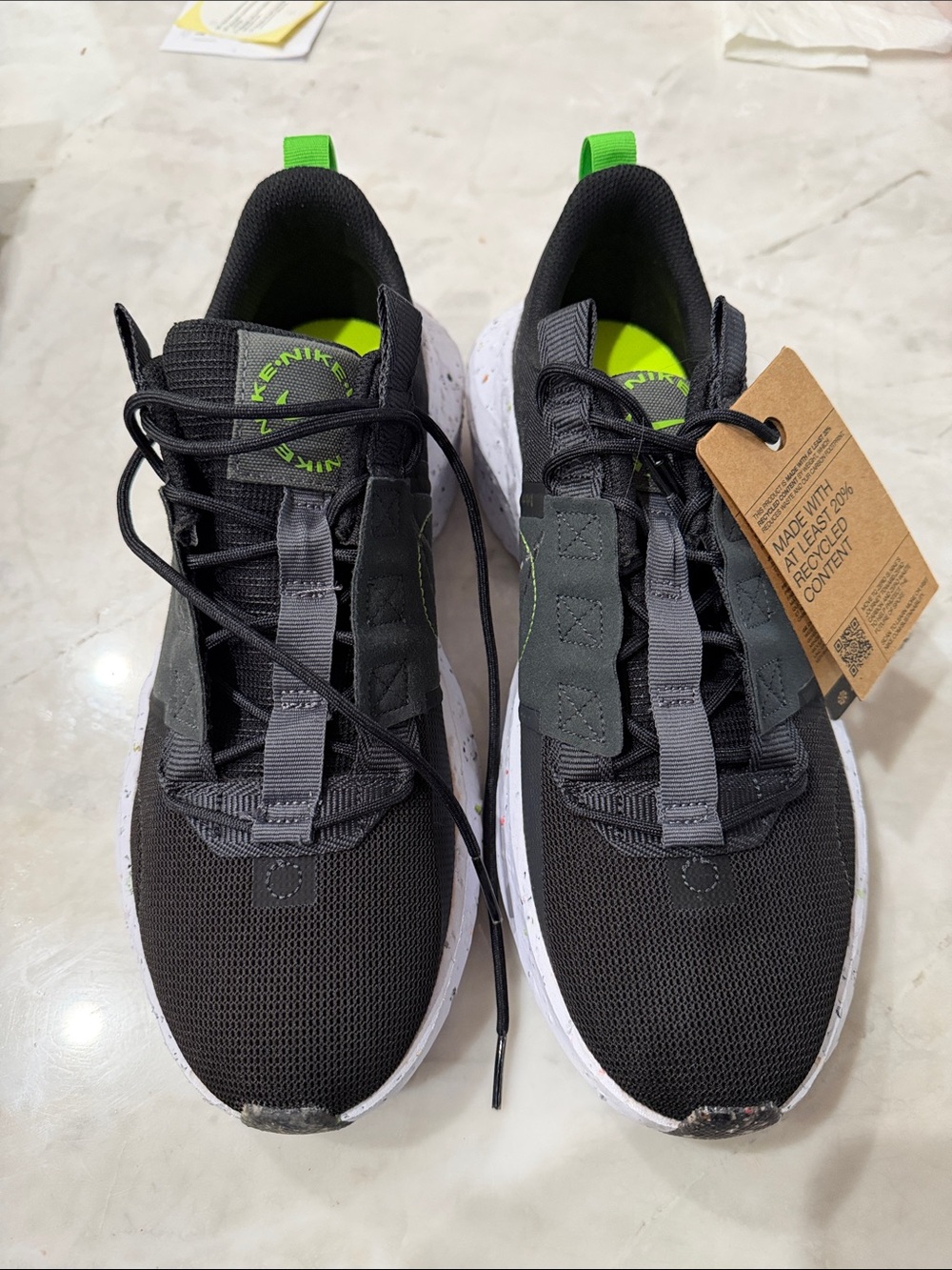 Nike Men’s Black & Neon Green Athletic Shoes